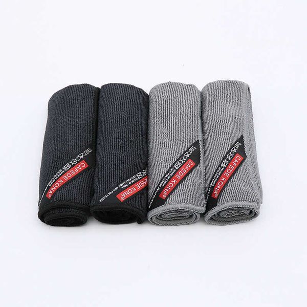 4 pcs Super Absorvente Toalha Barista Rag Bar Máquina De Café Limpeza De Pano Ferramenta Doméstica 210728