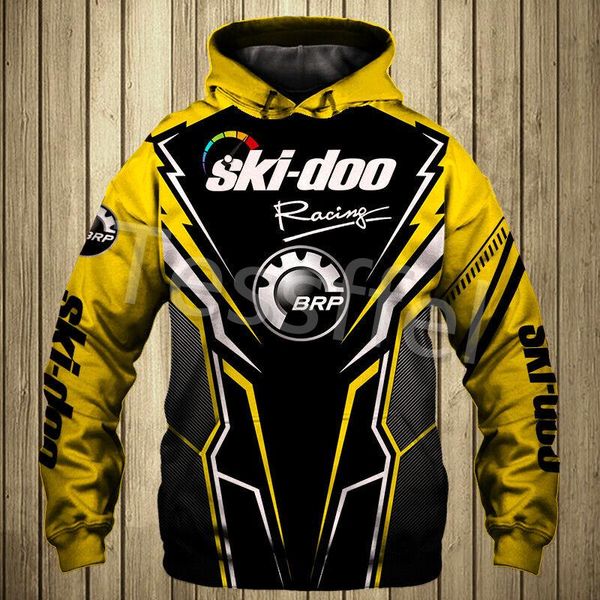 

men's hoodies & sweatshirts brp can-am 3d printed fashion hoodie personality zipper jacket motorcycle hip hop sportswear sty, Black
