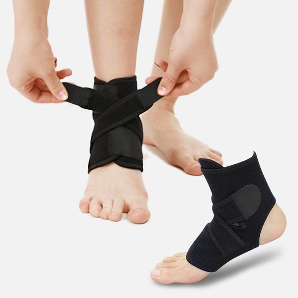 

ankle support sports guards straps football basketball running men and women socks sprain protectionankle brace, Blue;black