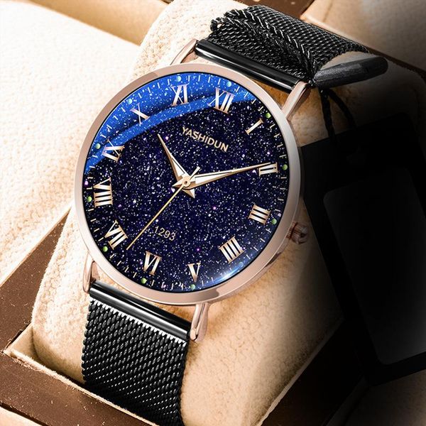 

wristwatches korean fashion student watch simple men's, Slivery;brown