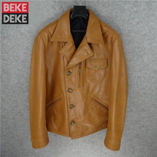 

men's leather & faux genuine mens jacket punk slim fit motorcycle autumn winter black coats male jaqueta masculina