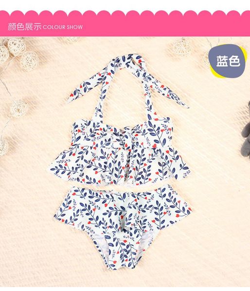 

one-piece suits 2021 small fresh swimsuit straps girls bikini swimwear xyy-183