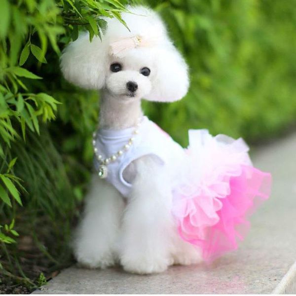 

dog apparel puoupuou summer sweet clothes coat lovely skirt vest pet clothing for small medium dogs ropa para perros