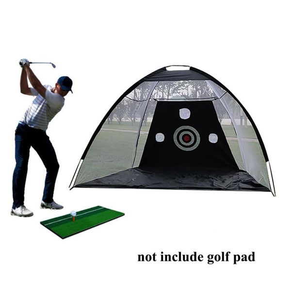 

golf training aids indoor outdoor foldable practice net hitting cage garden grassland tent equipment