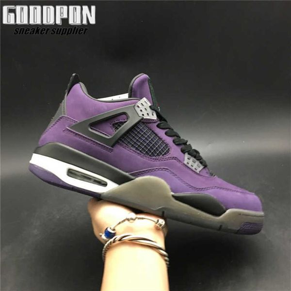 

jumpman 4 4s fashion shoe purple mens basketball shoesa38