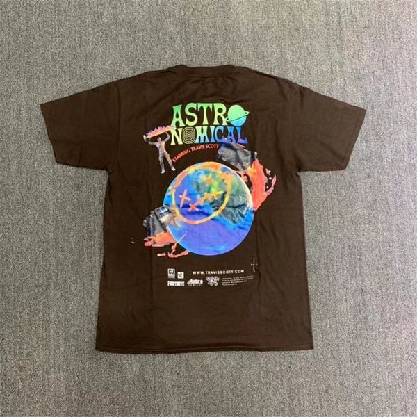 

2021 new travis scott cactus jack tee women couples oversized t shirt cotton t-shirt men hip hop os6n, White;black