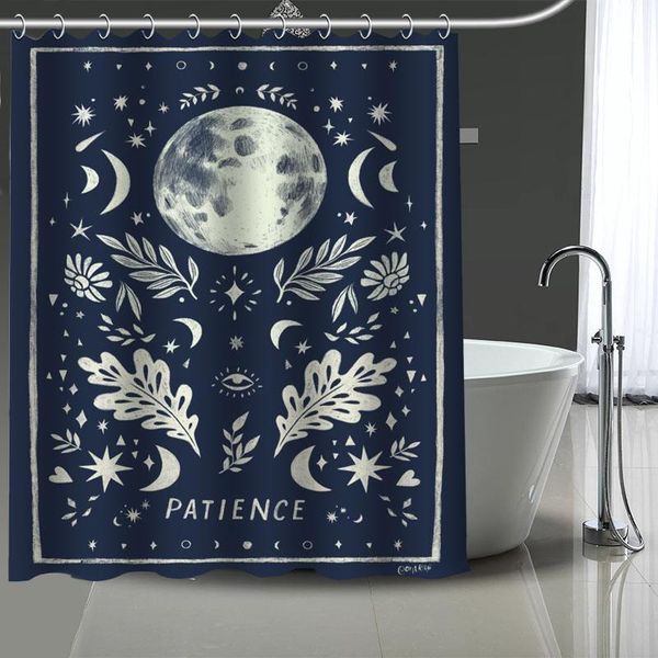 

shower curtains art sun moon woman waterproof fabric bathroom decoration supply washable bath and curtain custom