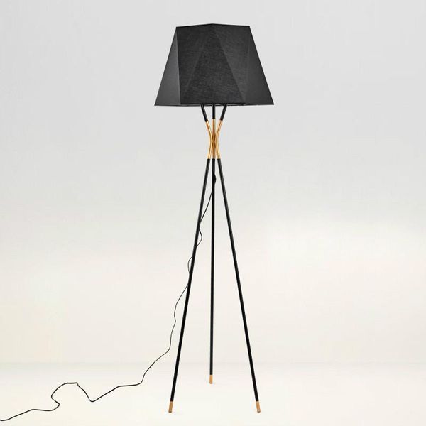 

design black led floor lamp modern led tripod floor lights for living room standing lamp lampara pie home decor industrial