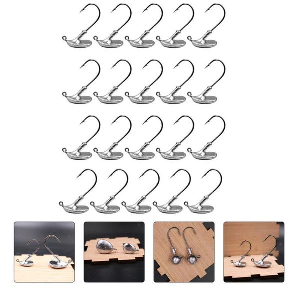 

fishing hooks 50pcs silver lure outdoor use bait accessory