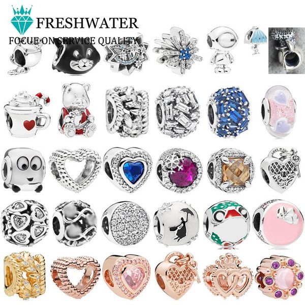 

other 1:1 version 925 sterling silver charm bead with original carvings for ladies jewelry gifts suitable diy bracelets