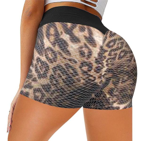 

women mesh printing yoga shorts black waist patchwork hip lifting high waist lifting fitness sports shorts yoga broek a20, White;red
