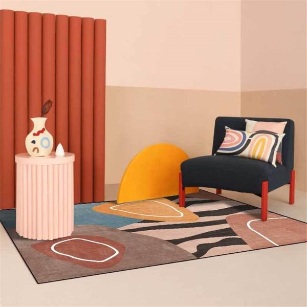 

carpets abstract strip geometric pattern carpet luxury fashion nordic living room decoration rug and bed kitchen mat