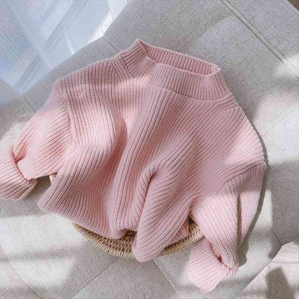 

0 6years toddler baby girl autumn winter sweaters long sleeve solid fashion knitting coat 5styles, Blue