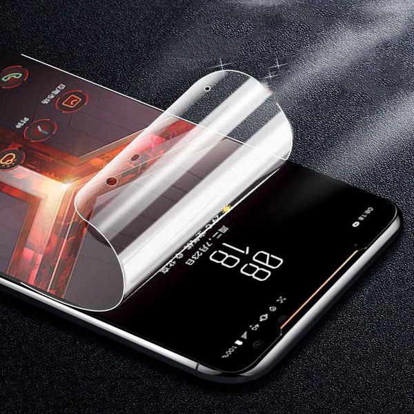 

full cover matte hydrogel for asus rog phone 2 screen protector on the for asus rog phone 2 zs660kl matte tpu protective film