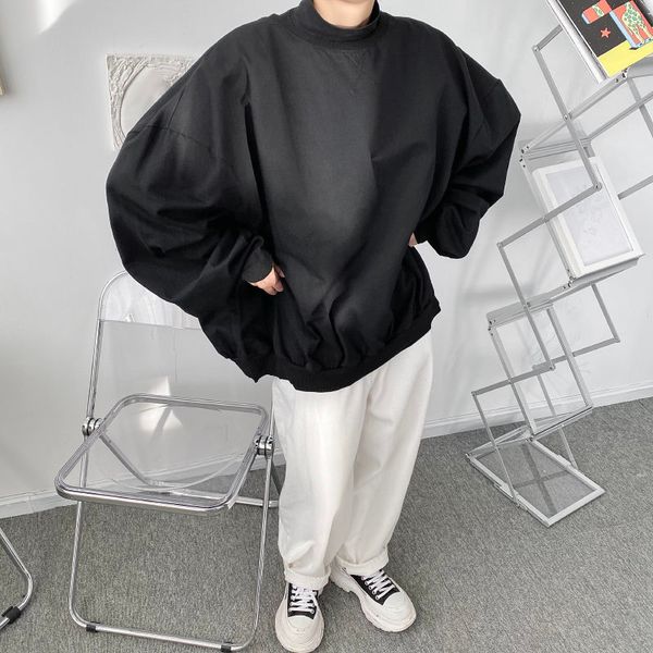

2021 new black hoodie men's fashion casual o-neck sweatshirt men streetwear wild hip-hop pullover hoodies mens s-xl dq38
