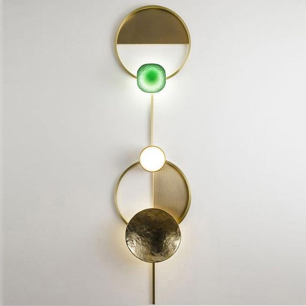 

modern creative led wall lamp white/black/gold iron decoration wall lights for living room bedroom bedside acrylic lamps