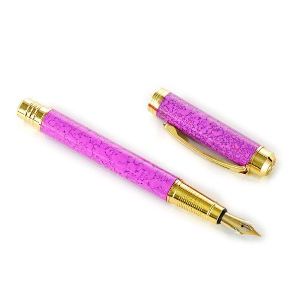 

fountain pens 2021 luxury men pen marble business student 0.5mm fine nib calligraphy school office supplies writing tool
