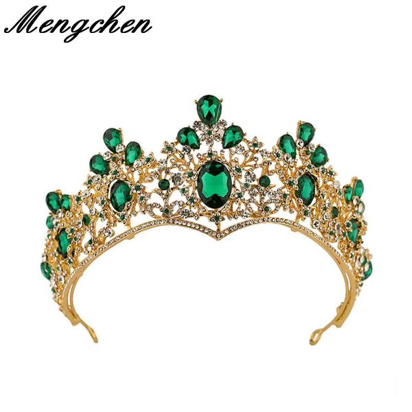 

hair clips & barrettes rhinestone tiaras bridal crown headband women headpiece floral wedding accessories crystal bride jewelry, Golden;silver