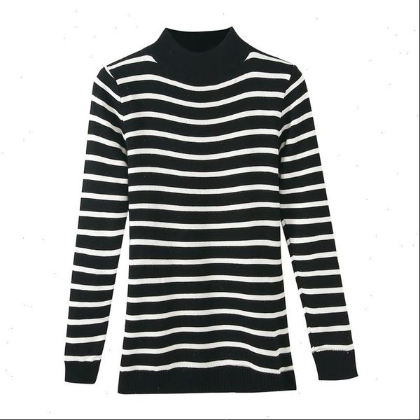

stripe thermal underwear long johns women warm sweater velvet pullovers thick women winter warm layers sweater, White;black