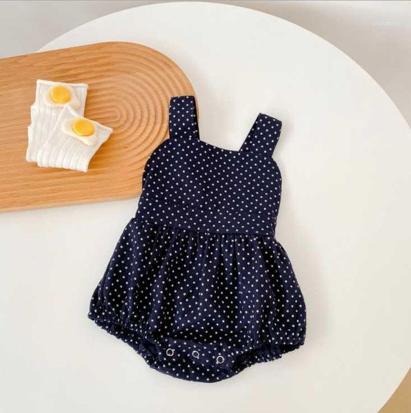 

rompers 2021 boys girls printed cotton autumn babys jumpsuit, Blue