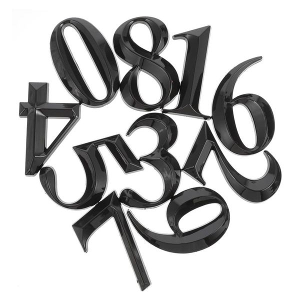 

wall clocks 10pcs self-adhesive door house numbers mailbox street address