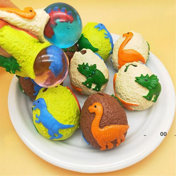 Überraschung Dinosaurier Eier Anti Stress Traube Ball Squeeze Relief Vent Spielzeug Kinder Spielzeug Neueste LLD11660