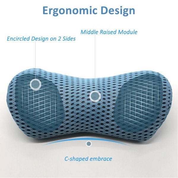 

seat cushions relieve soft memory foam multifunctional lumbar support pillow waist office chair lower back ergonomically designed bed cushio