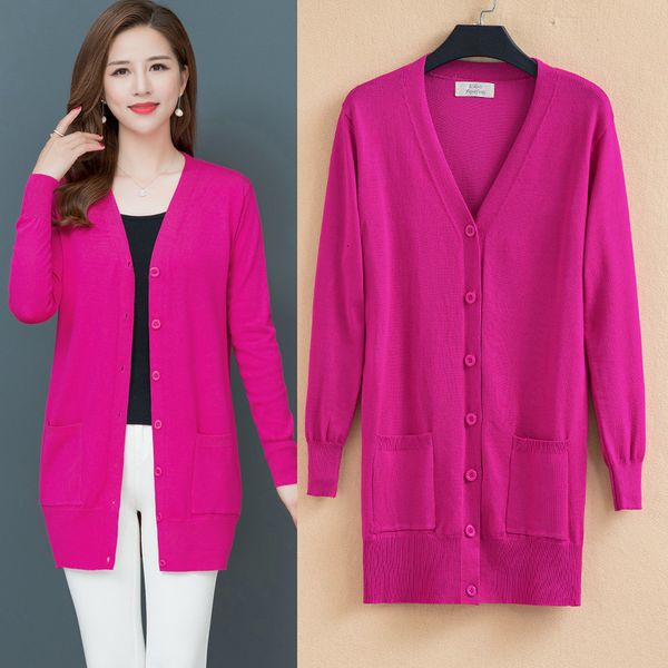 

women's blouse cardigans 2021 spring loose cardigan long female size blouses y279 jacket 23jp, White;black