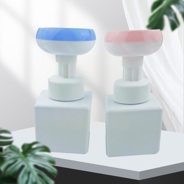 

liquid soap dispenser plastic pressing flower foam bottle refillable bathroom empty sub-bottle handmade hand shampoo mini sani v6c0