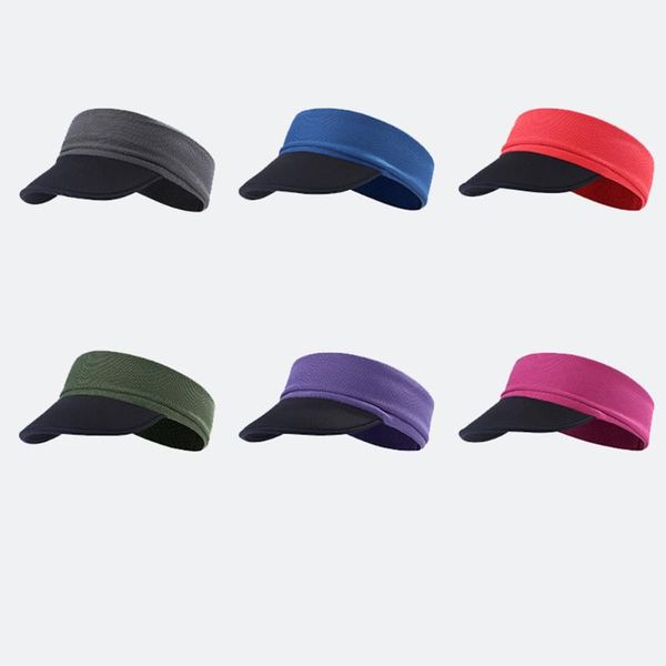 

outdoor fishing empty hat sunscreen cycling small cloth cap collapsible soft headband caps cycling equipment, Black