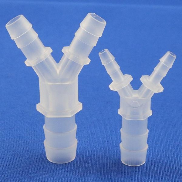 

watering equipments 200~5pcs 4~12mm y-type plastic reducing tee connectors irrigation joints aquarium pipe fitting fish tank air hose distri