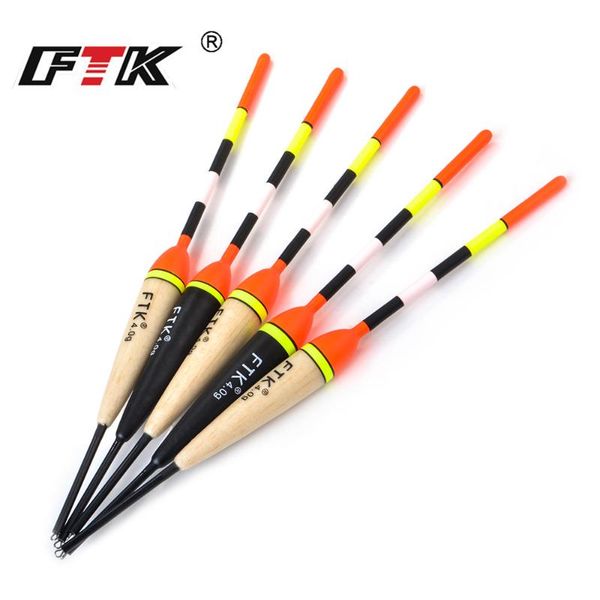 

fishing accessories ftk barguzinsky fir light on the dark 5pcs/lot float length 19-23cm weight 2g-6g for carp