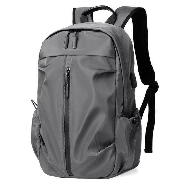 

backpack 2021 autumn casual travel schoolbag fashion lapbag, charging interface, back fixed belt, men and women