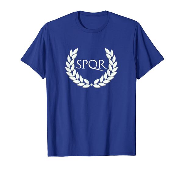 

spqr roman eagle gift t-shirt, White;black