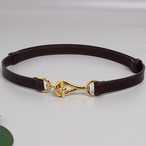 

belts [ewq] 2021 fashion vintage all-match adjustable waist cover paint leather belt for women personally with pin mentle buckle 8y357, Black;brown