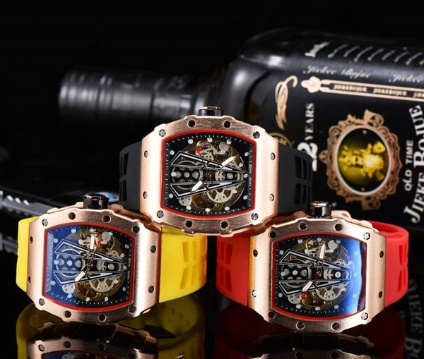 

2020 mechanical movement men's waterproof zhimo automatic watch business sports relogio masculino, Slivery;brown