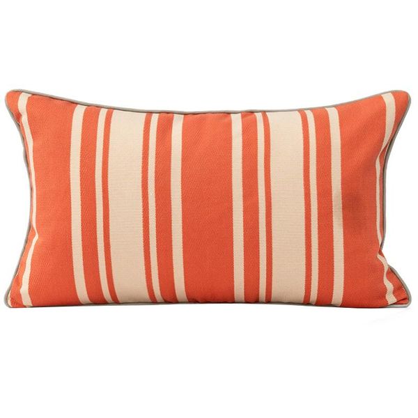 

cushion/decorative pillow dunxdeco cushion cover decorative waist case modern simple orange stripe geometric jacquard sofa chair bedding cou