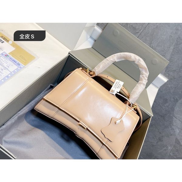 

balencaiga luxurys designer bags bajia hourglass bag pure leather large size portable messenger half month fashion ysj