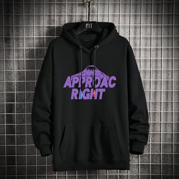

men's hoodies & sweatshirts selling mens men 2021 autumn print sweatshirt japanese streetwear harajuku oversized black hoodie