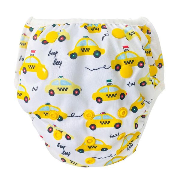 

one-pieces baby swimming pants with washable diapers, Black