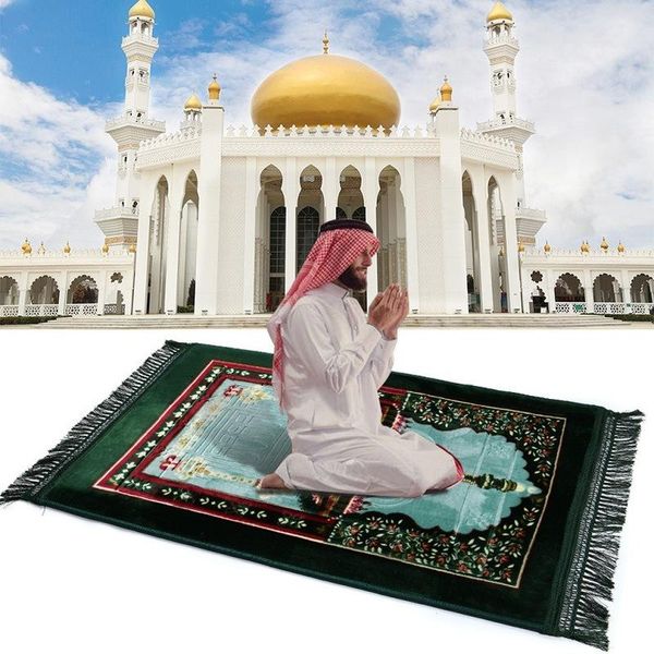 

carpets muslim prayer mat extra cushioned islamic thick musallah padded polyester travel home universal rug carpet