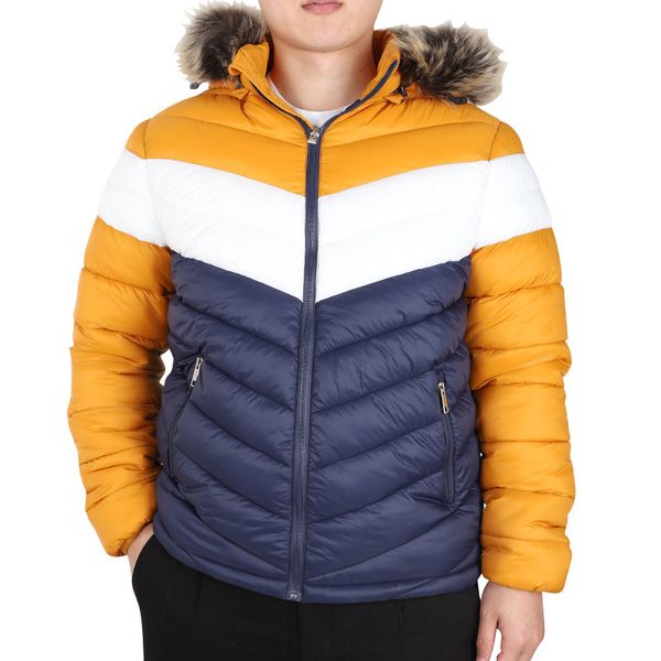 

fashion men's down et winter cloth popular thickened mid-length hooded work cloth cotton-padded coat, Black