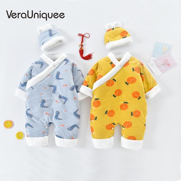 

jumpsuits verauniquee baby clothes boy 0-24m infant winter climbing clothing girl fashion costume for borns, Blue