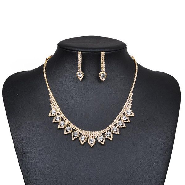 

earrings & necklace jewelry accessories,fashion sets. bridal jewelry, wedding jewelry, crystal set, Silver