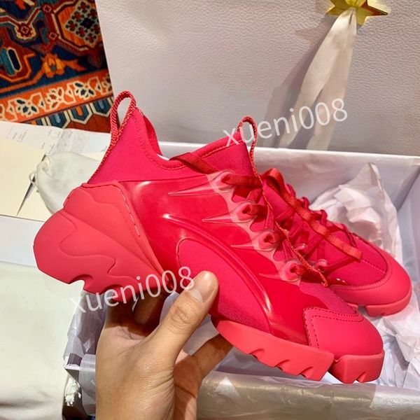 

2022 designer new oblique d printed running 35-41 shoes black luxurys pink mens trainers women sports sneaker xxl210402, Red;white