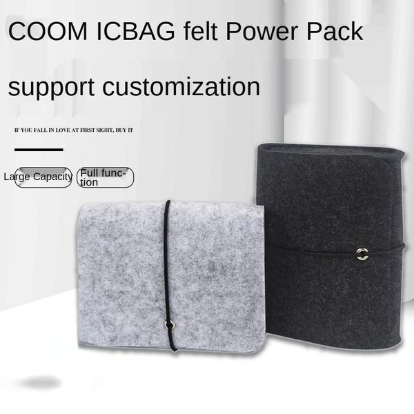 

storage bags deskfelt power bag gift mobile data cable supply high-capacity
