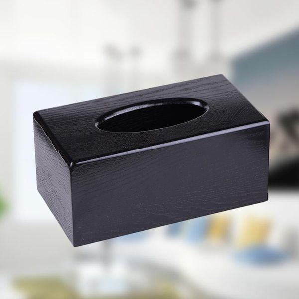 

tissue boxes & napkins creative box rectangle car paper towel holder desknapkin storage container for home office - 23x12x10.5cm (black)