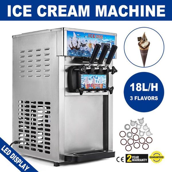 

ice cream making machine type stainless steel three-color portable desksoft