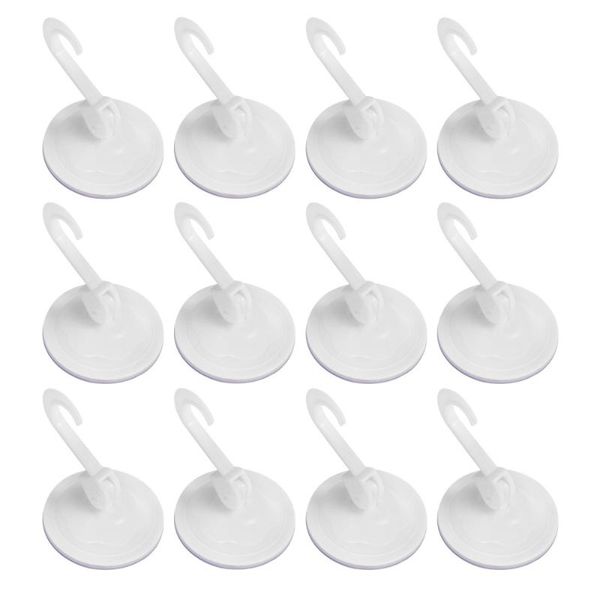 

15pcs traceless door hooks punch coat hooks suck cup towel for home