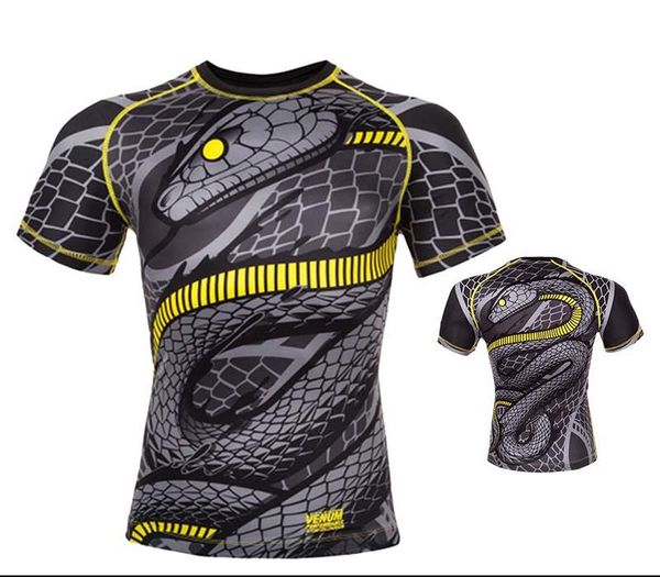 

racing jackets quick dry workout running shirt compression fitness breathable jersey gym t-shirts clothing rashguard male sport shirts, Black;red